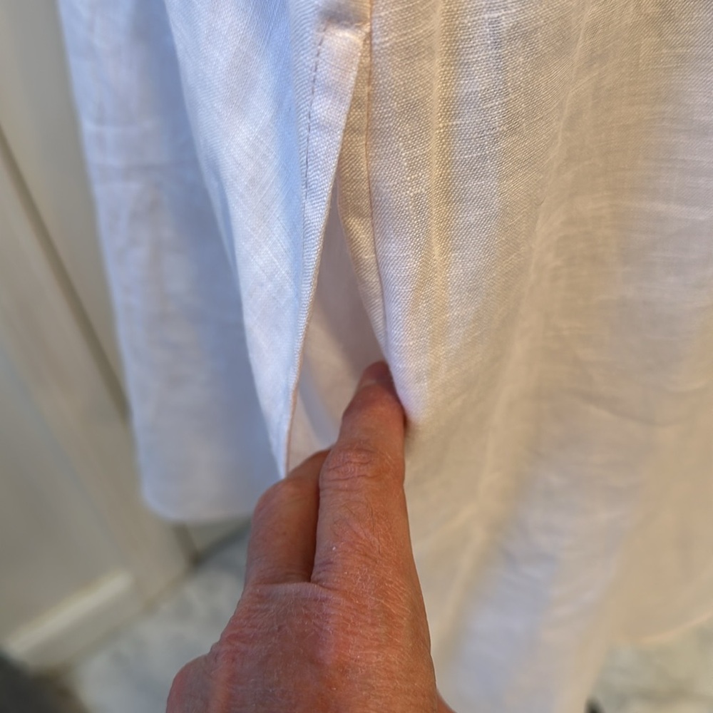Saks Fifth Avenue 100% Linen Dress, New With Tags- Never Worn, Size Large. - Picture 10 of 11